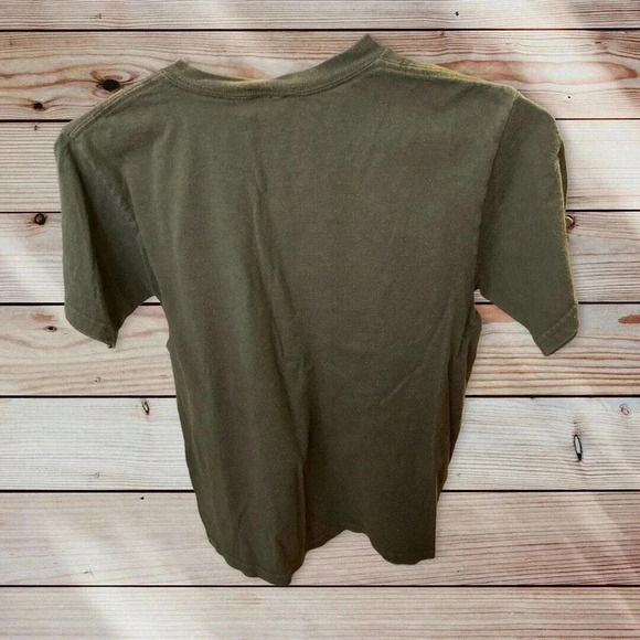 NINTENDO SIZE SMALL GREEN TEE WITH BRING ON THE BAD GUYS - Picture 2 of 2